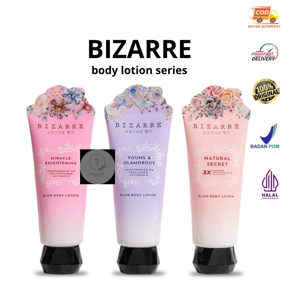 Jual Bizarre Glow Body Lotion Series 100ml | Natural Secret | Miracle ...