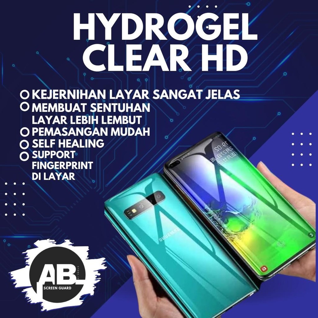 Jual Anti gores Hydrogel Clear HD Untuk Semua Tipe Handphone Promo Buy ...