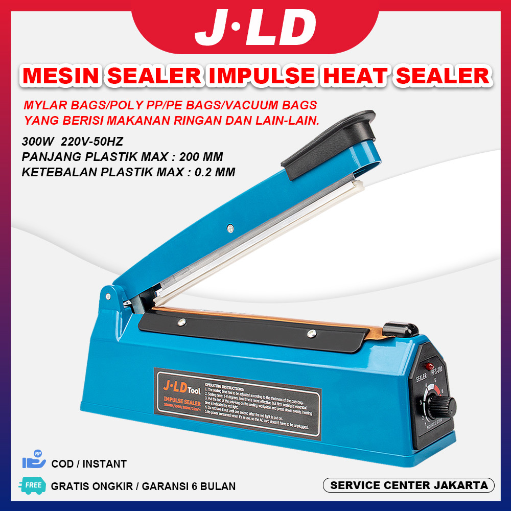 Jual LV66 JLD Impulse Sealer mesin sealer Impulse Heat Sealer Mesin ...