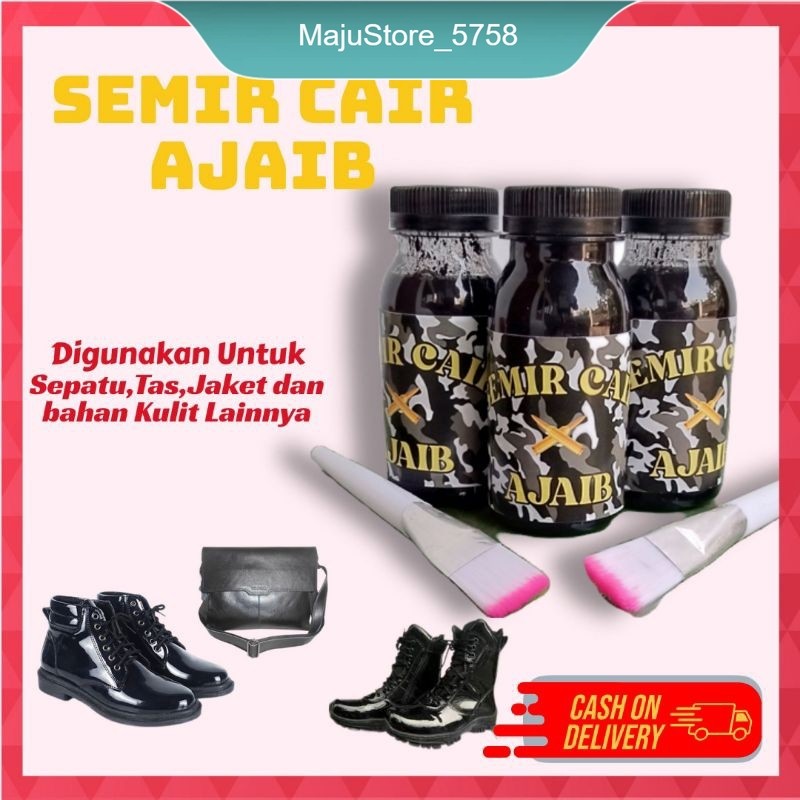 Jual Semir cair/Semir Sepatu/Semir Ajaib/Semir cair ajaib/Semir hitam ...