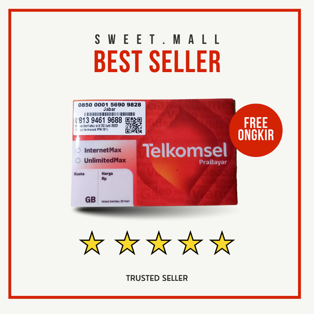 Jual KARTU PERDANA TELKOMSEL RED SIMPATI TSEL 0K | Shopee Indonesia
