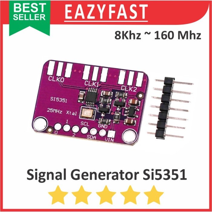 Jual Modul Signal Generator Si5351 PWM Frequency Oscillator Osilator ...