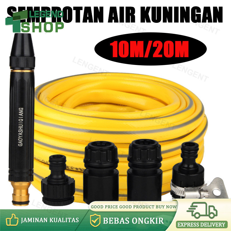 Jual ⭐ Semprotan Air Kuningan ⭐ Portabel Alloy Nozzle Spray Water Jet ...