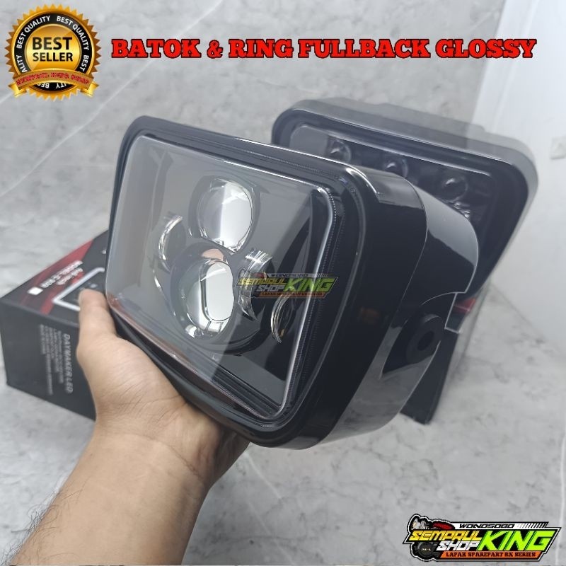 Jual Lampu Daymeker Biled Rx king Oval Fullset Batok Dan Ring Hitam ...