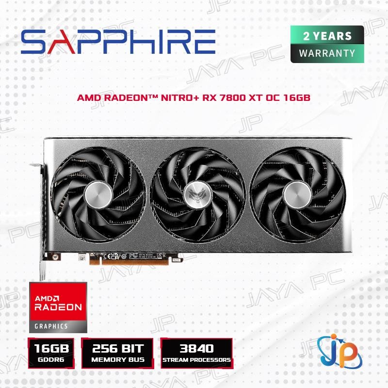 Jual VGA Sapphire AMD Radeon Nitro+ RX 7800 XT OC 16GB - 16 GB GDDR6 ...
