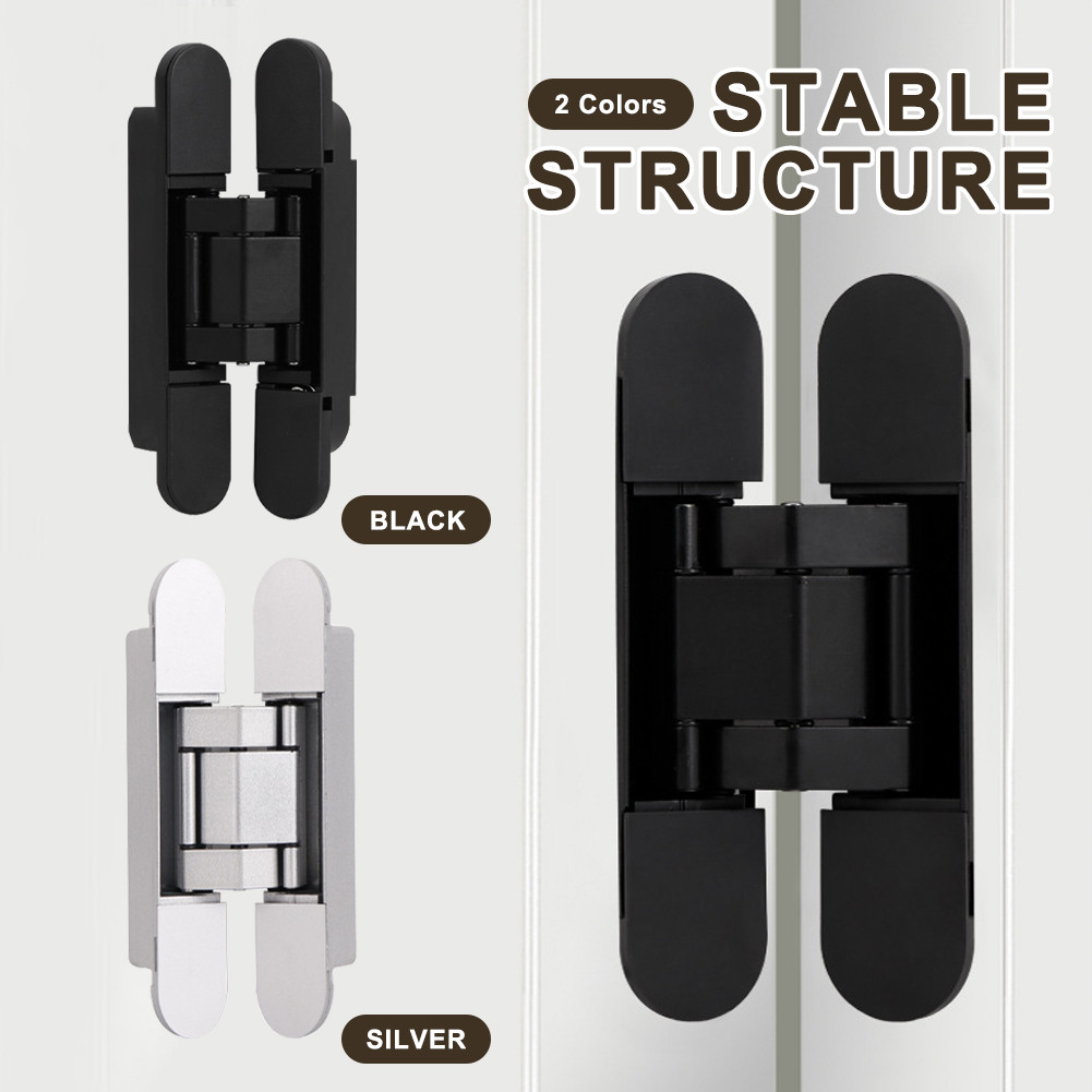 Jual MS Hidden Hinge Engsel Tanam Door Hinge Invisiblle Hitam Perak ...