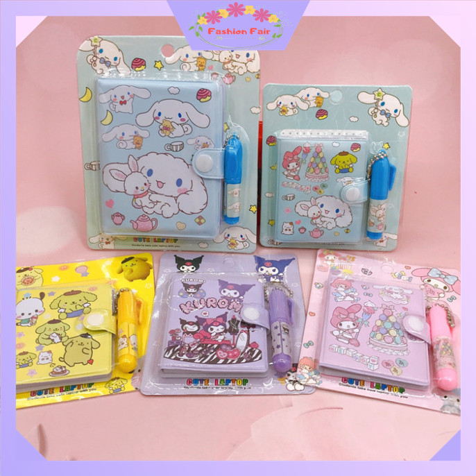 Jual Osm Jkt - S6146 Cute Mini Note Book 2 in 1 / Set Memo Diary Motif ...