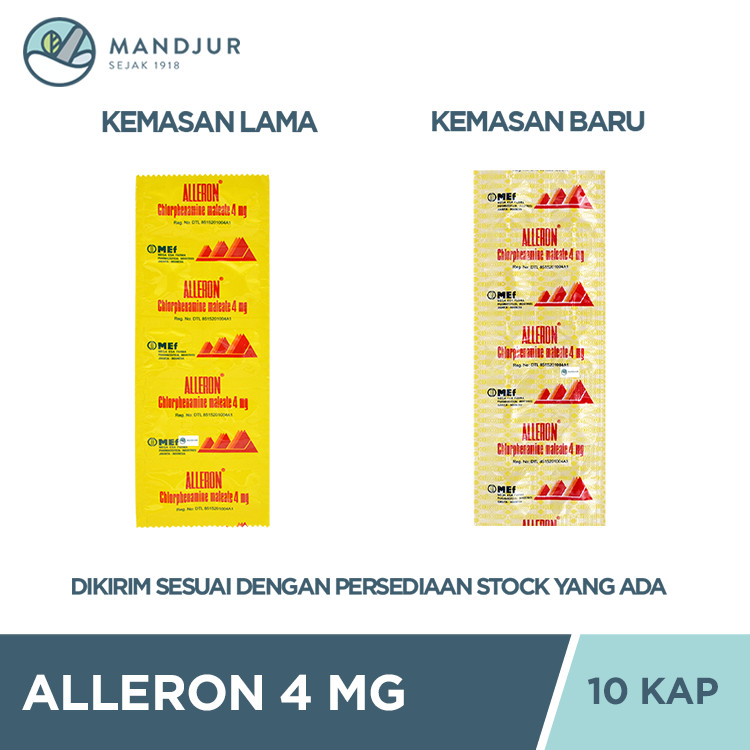 ALLERON 4 MG 1 STRIP @ 10 KAPLET