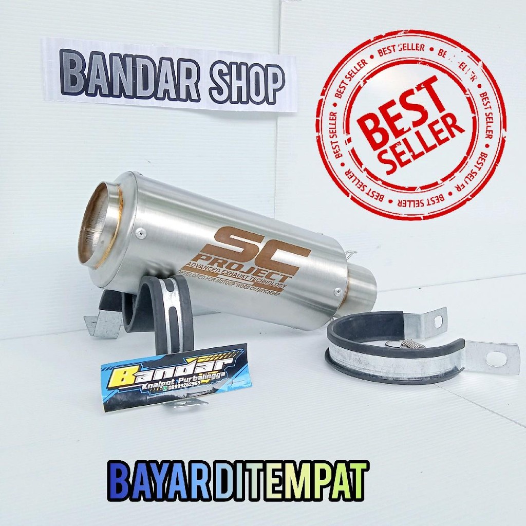 Jual KNALPOT RACING SC PROJECT TITAN STAINLESS D 50MM | Shopee Indonesia