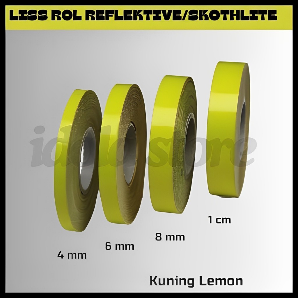 Jual stiker list velg list gulung bahan reflektiv fospor kualitas ...