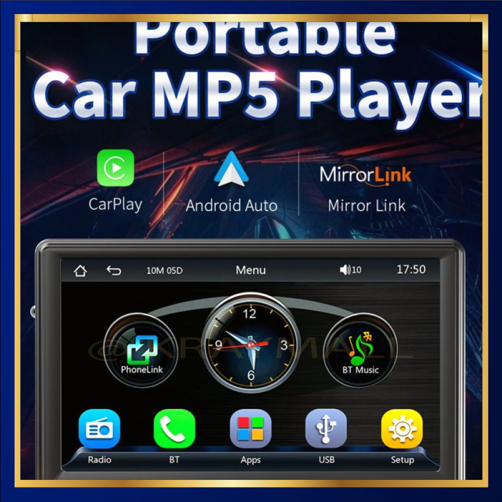 Jual Multimedia Video Player Wireless Carplay Android Auto 7 Inch ...