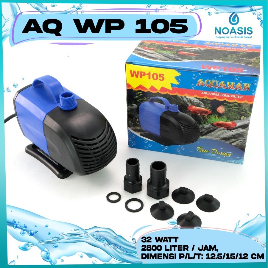 Jual Pompa Aquarium Celup Water Pump Aquaman Wp Wp Low Watt Shopee Indonesia