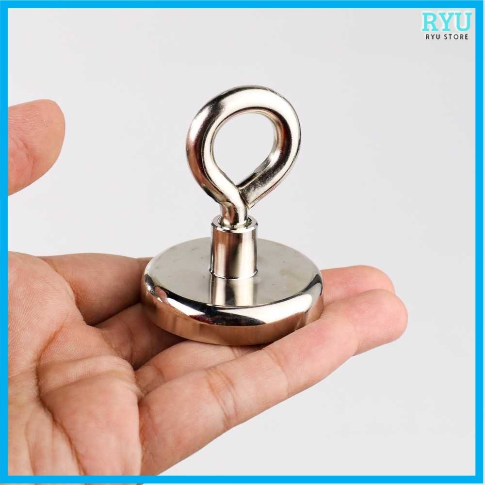 Jual Strong Neodymium Magnet Model Bulat 48mm 50-100kg | Shopee Indonesia