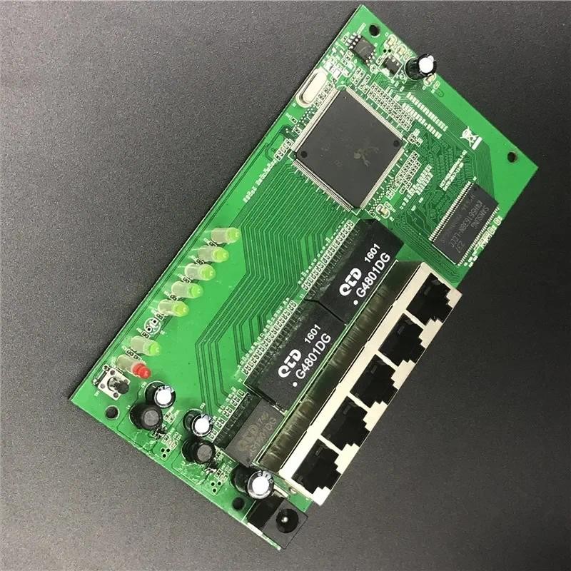 Jual 5 port Gigabit router module 10/100/1000M distribution box 5-port ...