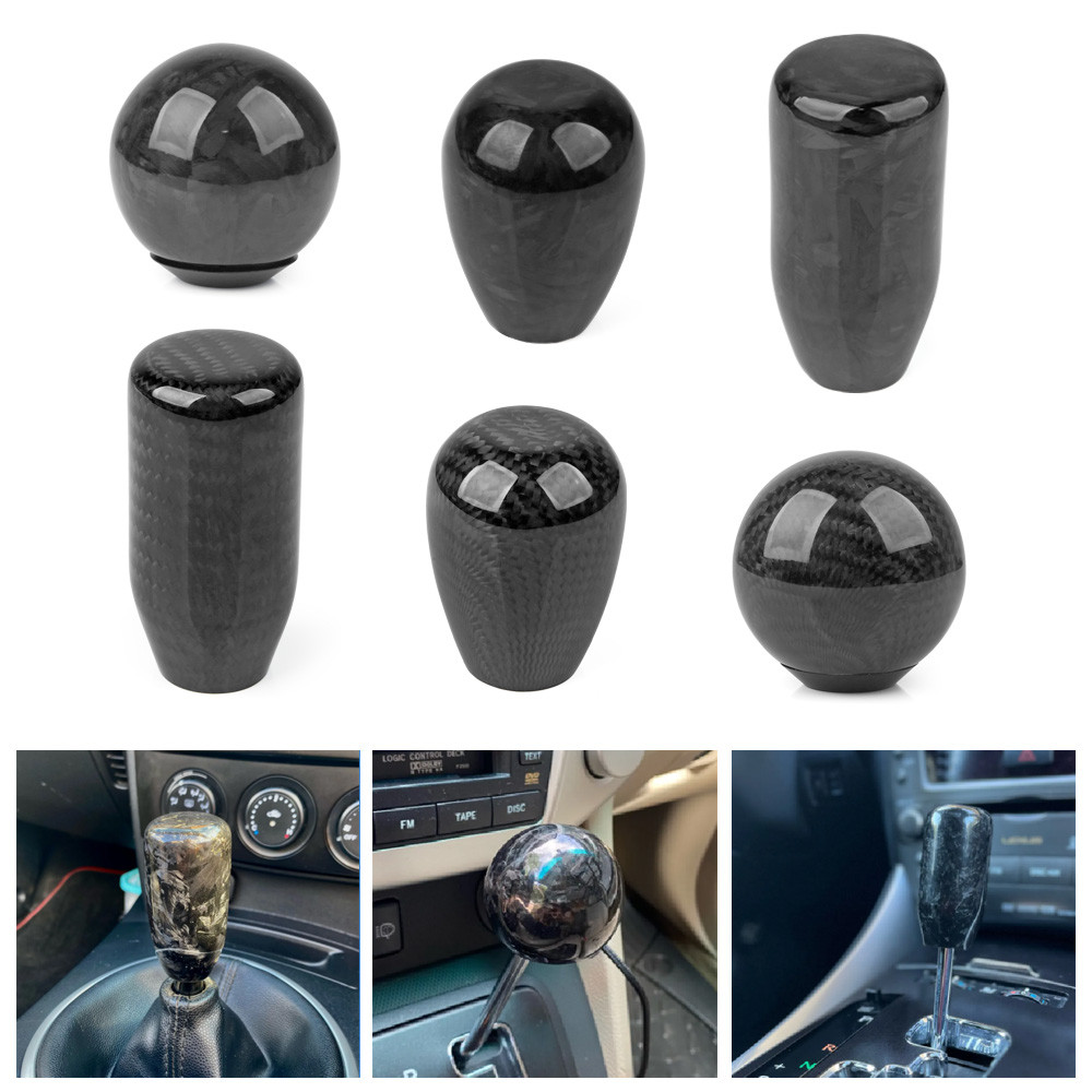 AutoTecknic Sphere Silver Fiber Shift Knob - Universal main image 1