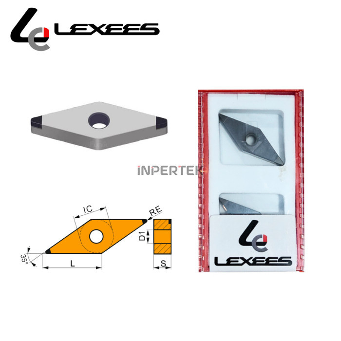 Jual Insert VNGA 160404-2U CBN LEXEES Pahat Bubut VNGA 16 04 04 Mata ...