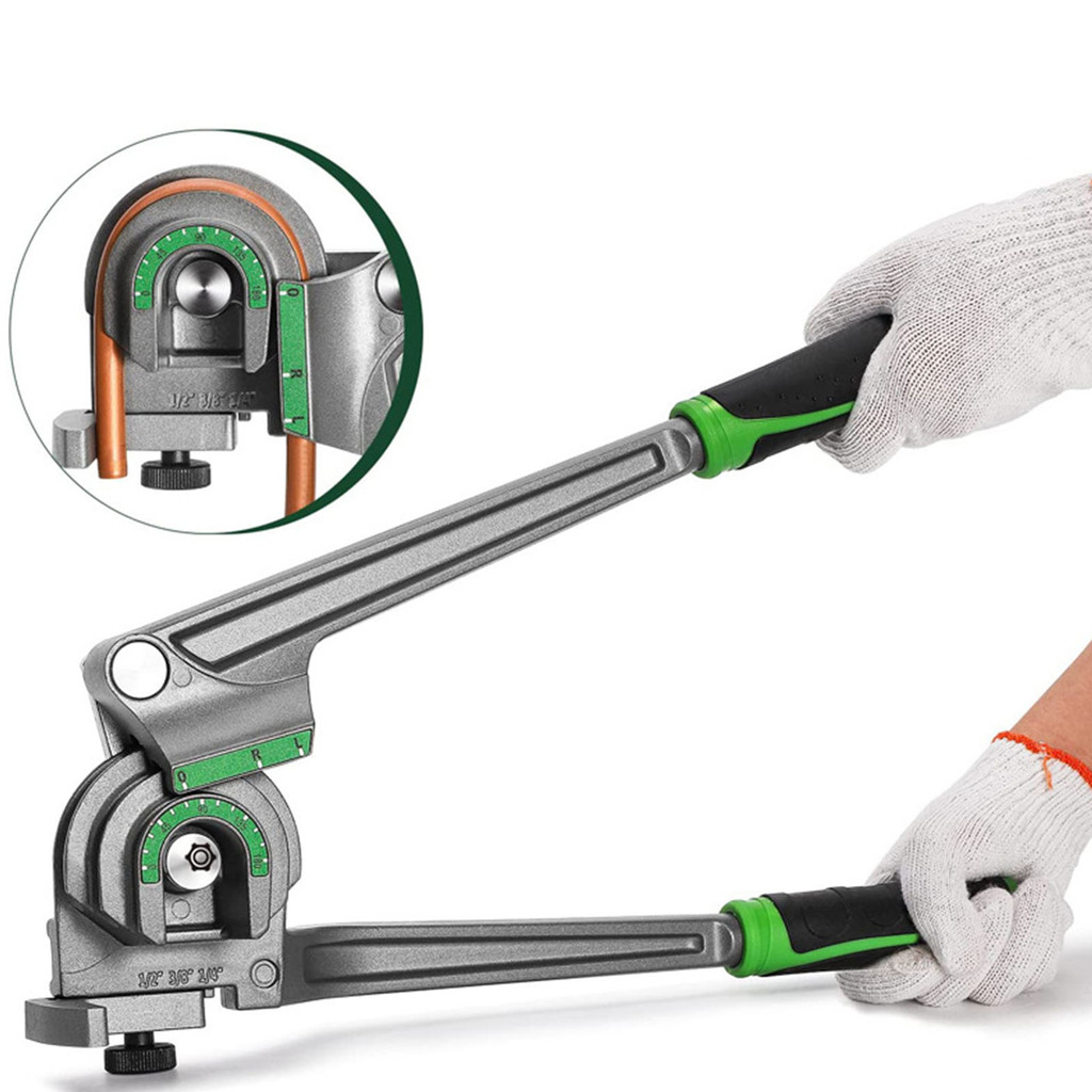 Pipe Bender Tool – 180° Manual Tubing Bender For Copper & Aluminum, Fits 5/8", 3/4", 7/8" OD – Ideal For HVAC, AC, And Refrigeration Repair