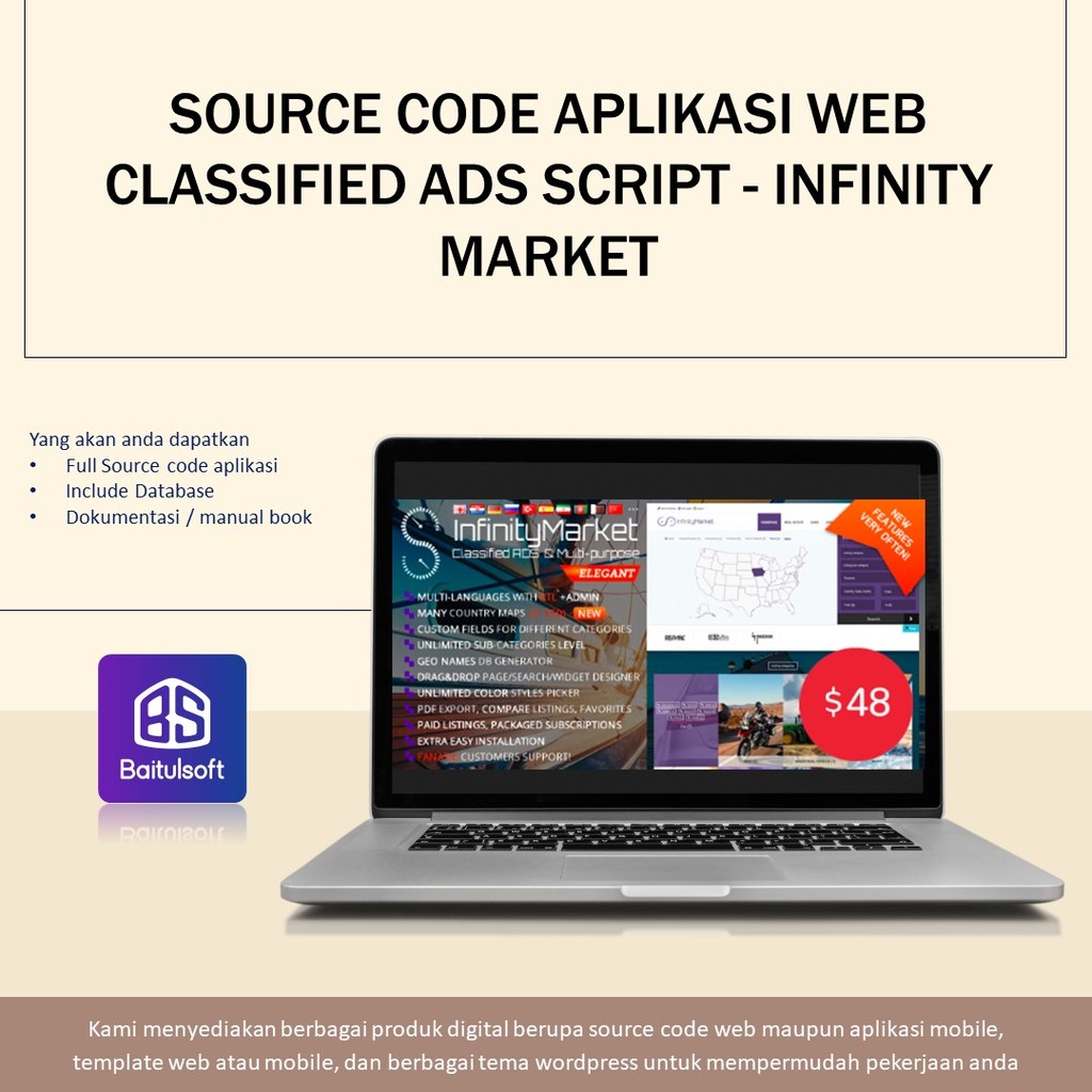 Jual SOURCE CODE APLIKASI WEB CLASSIFIED ADS SCRIPT - INFINITY MARKET ...