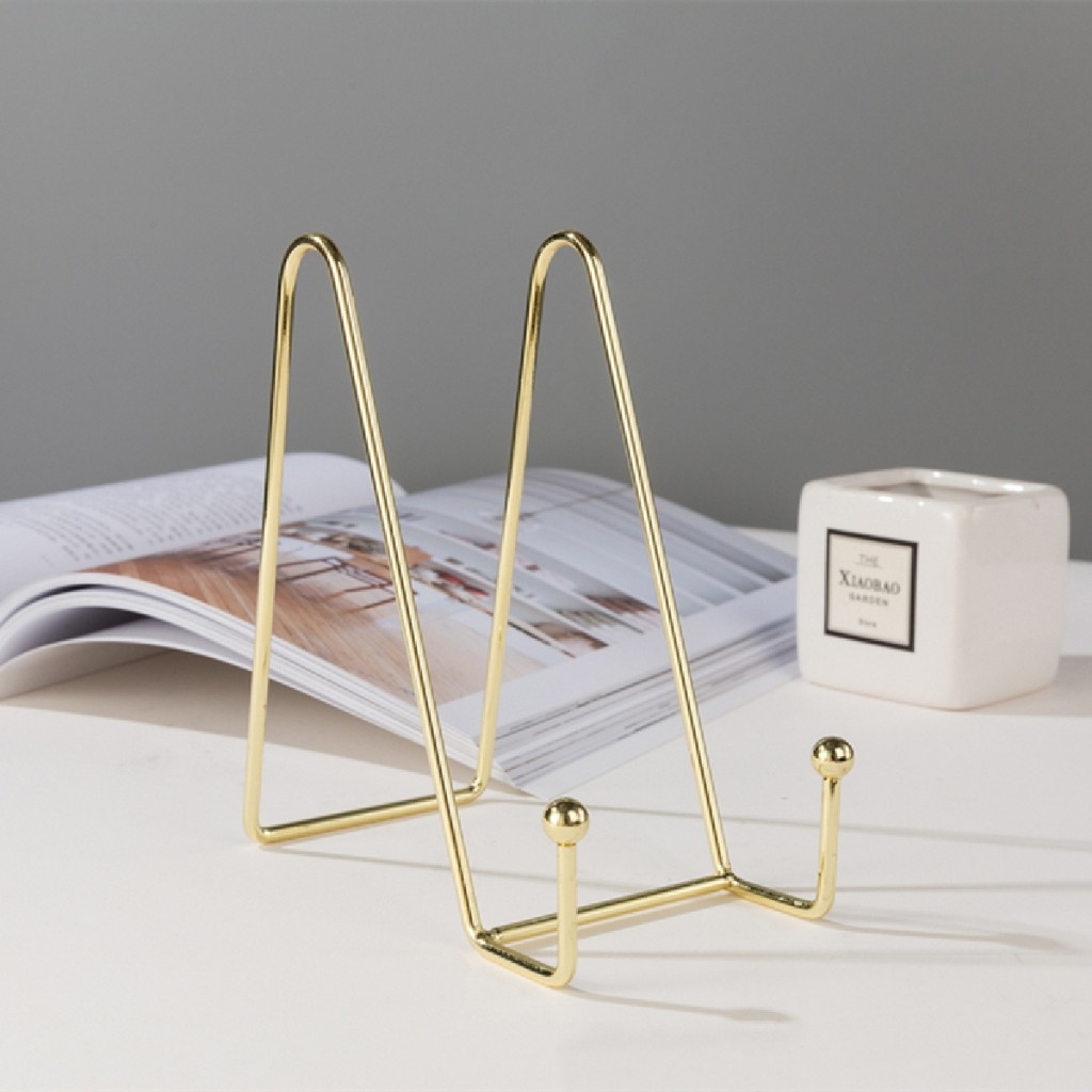 Jual Stand Holder Bingkai Stand Display Buku Holder Besi Foto Stand ...