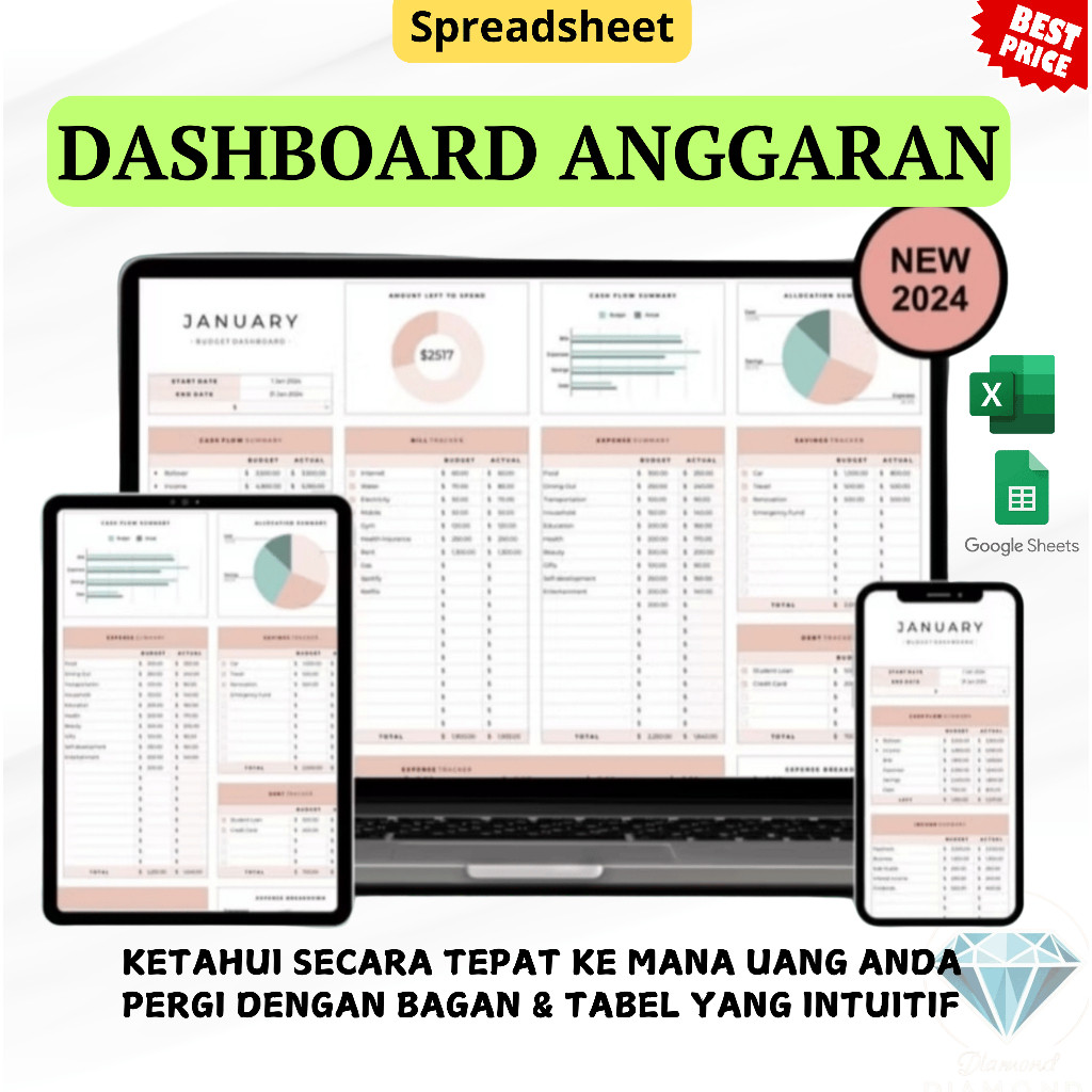 Jual (35) TEMPLATE LAPORAN KEUANGAN Pribadi Keluarga Pemasukan ...