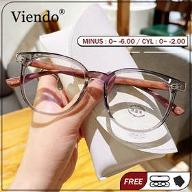 Viendo Kacamata Photocromic Minus Anti Radiasi Blueray Wanita Pria Cowok Frame Bluecromic
