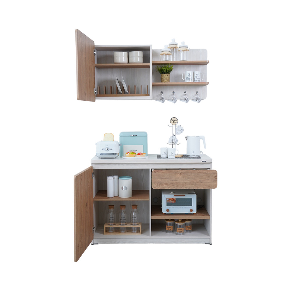 Jual Informa Garnet Kitchen Set - Cokelat Oak Lemari Kabinet Dapur ...