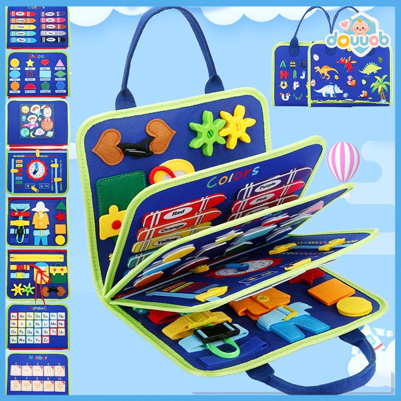 Busy Board Mainan Edukasi Bayi Usia Dini - 1