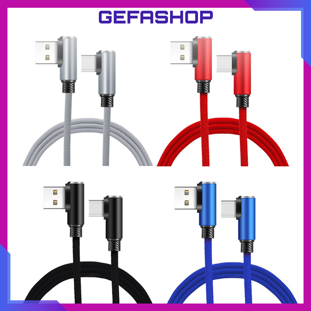 Jual Kabel Data Gaming Elbow 3A Fast Charging | Micro USB, Type-C ...