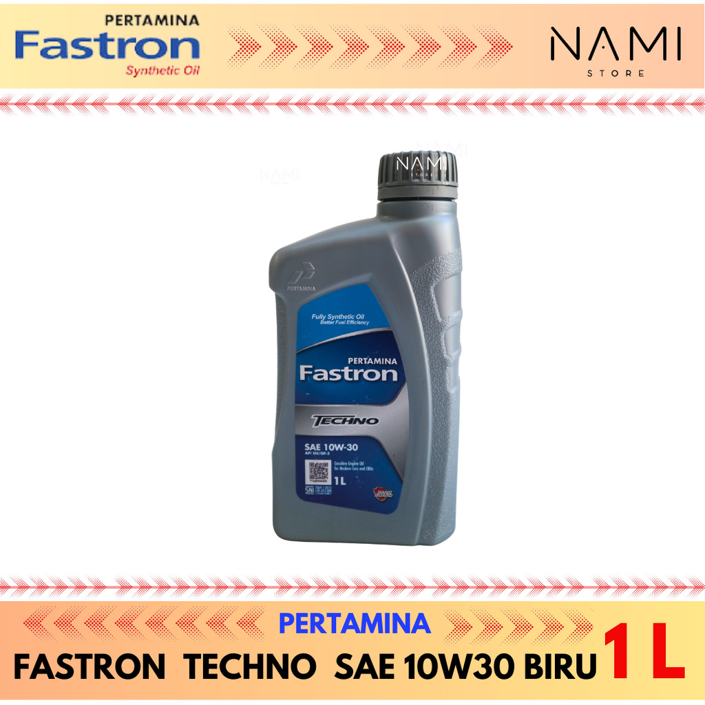 Jual *PERTAMINA FASTRON TECHNO SAE 10W-30 (1L)* Oli Pelumas Mesin Mobil ...