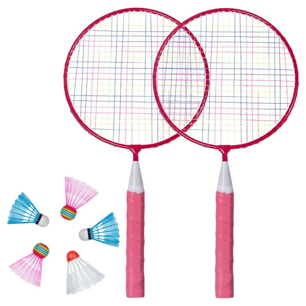 Jual 3~12Years Children Badminton Rackets Lightweight Sturdy Double ...