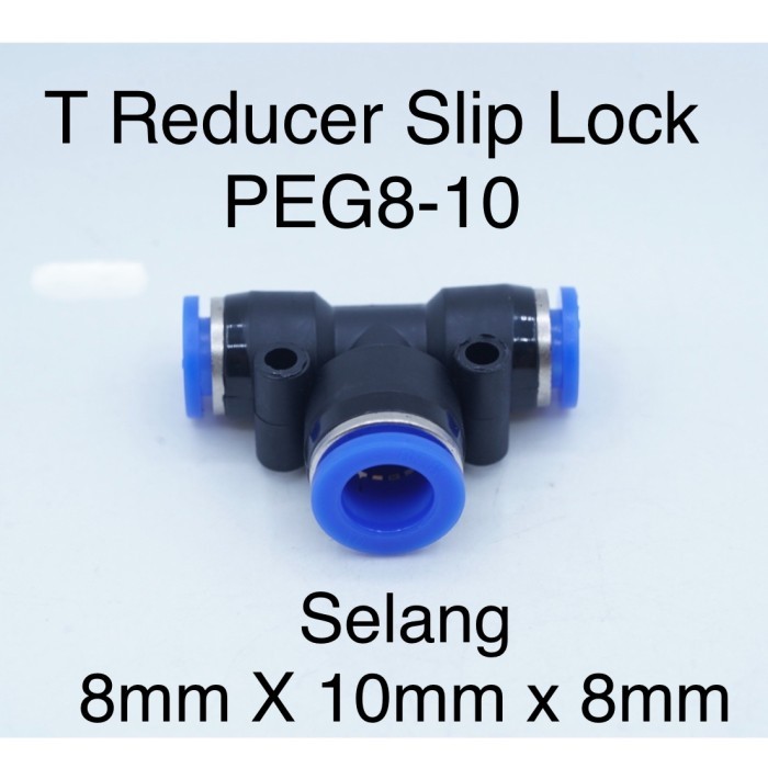 Jual PEG8-10 PEG 8-10 Konektor Sambungan Fitting T Tee Reducer ...