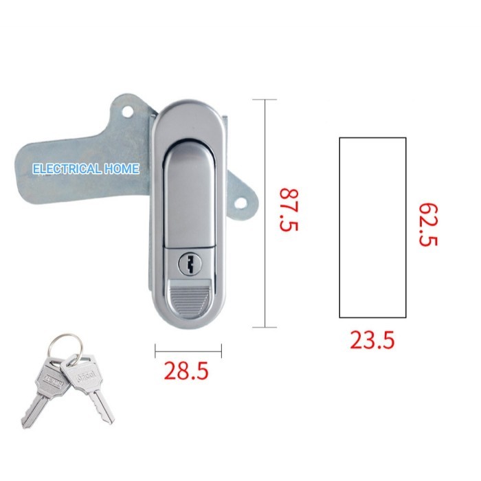 Jual Kunci Box Panel AB-303 (Kunci Push Putar Tarik) BEST QUALITY ...