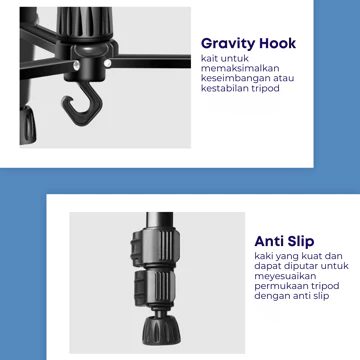 Tripod Hp 140cm 360 Derajat Remote Bluetooth Selfie Ngonten Tripod Kamera DSLR Hp Serbaguna 3366