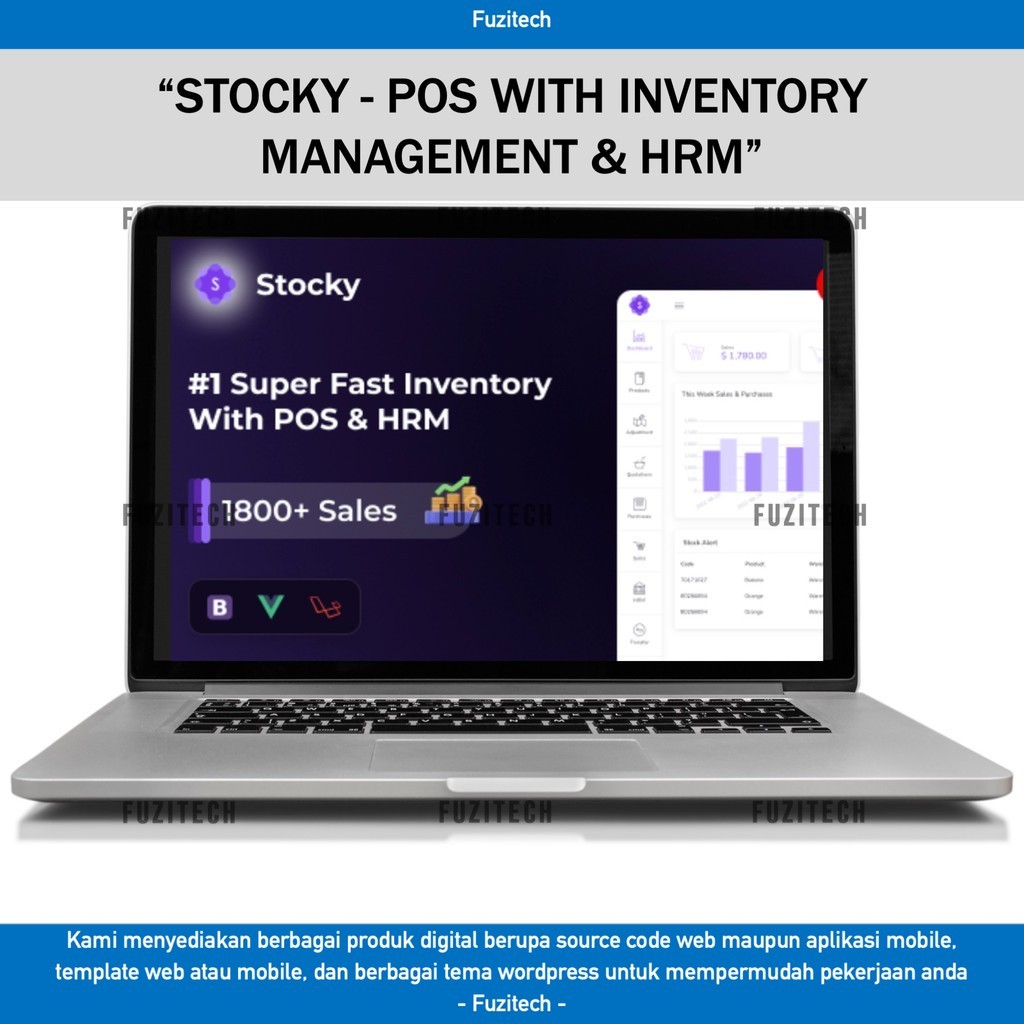 Jual SOURCE CODE APLIKASI WEB STOCKY - POS WITH INVENTORY MANAGEMENT ...