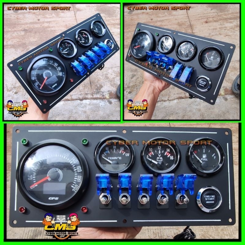 Jual Speedometer universal Analog classic gauge Speedometer GPS system ...