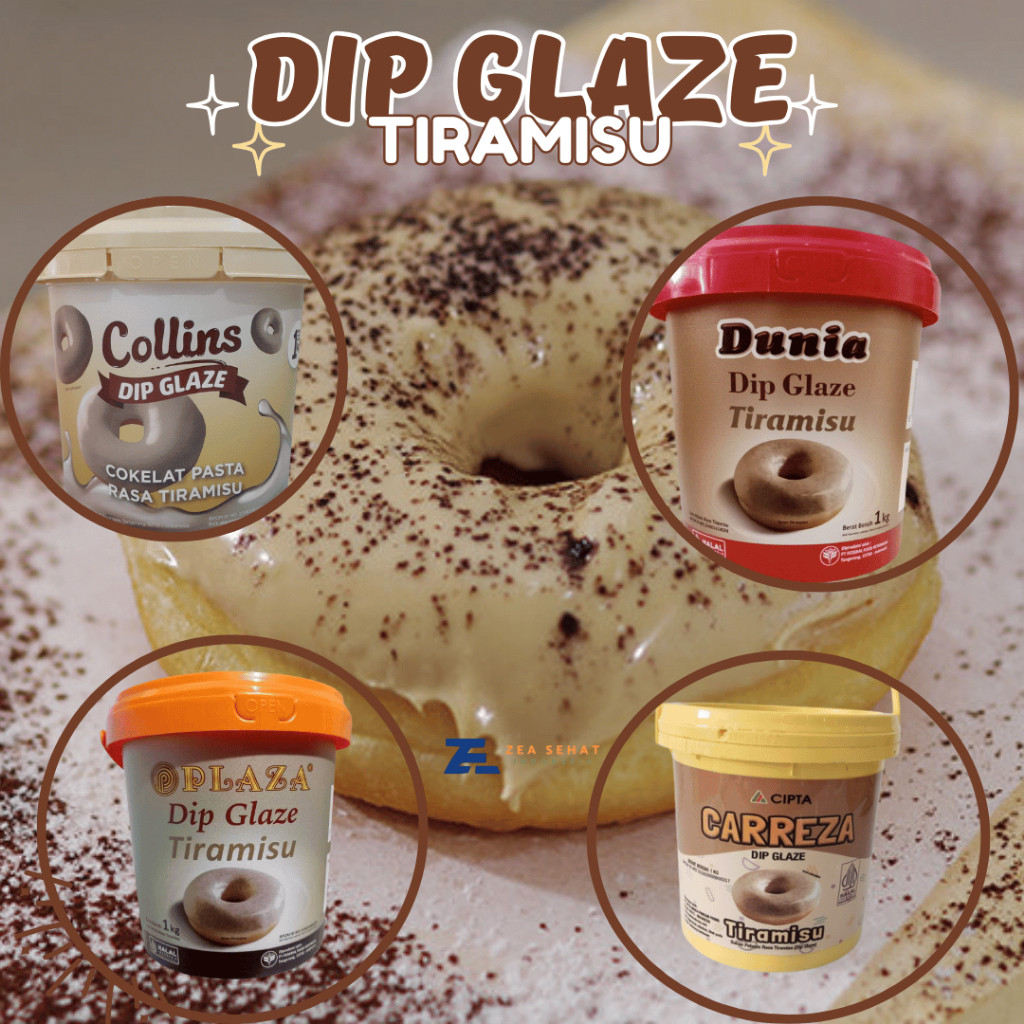 Jual Dip Glaze 1kg Rasa Tiramisu Olesan Donat dan Roti Harga Ekonomis ...