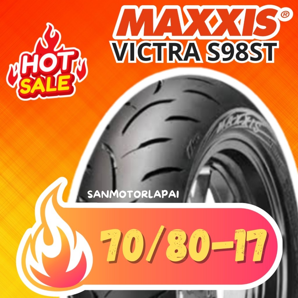 Jual BAN MAXXIS TL 70/80-17 VICTRA S98ST1 | Shopee Indonesia