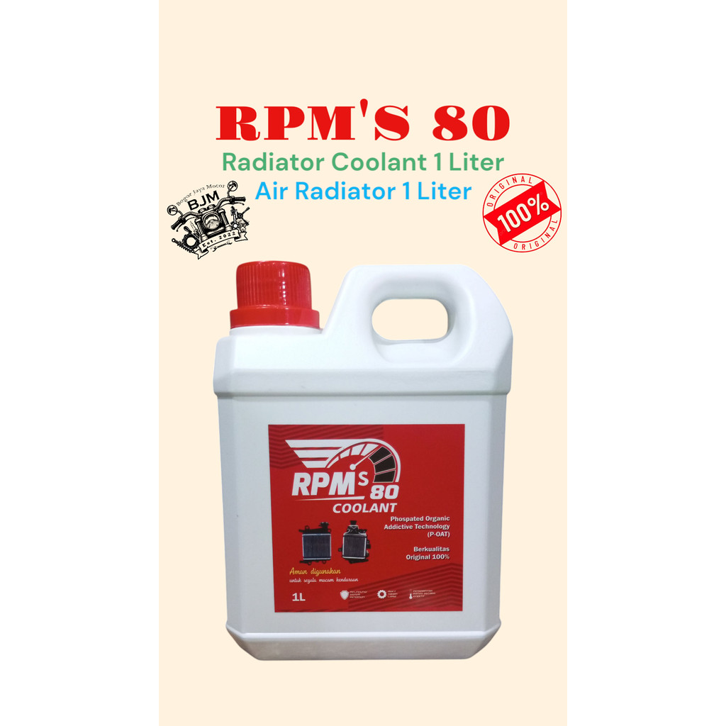 Jual 1 PCS RPM 80 RADIATOR COOLANT 1L AIR RADIATOR RPMS80 MOTOR MURAH ...