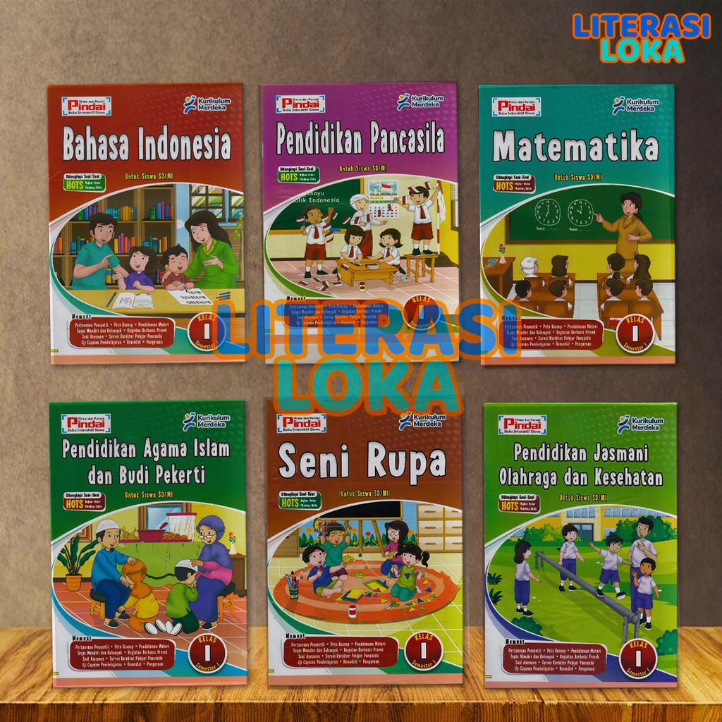 Jual LKS PINDAI SD Kelas 1 Semester 1 DAN 2 Kurikulum Merdeka | Shopee ...