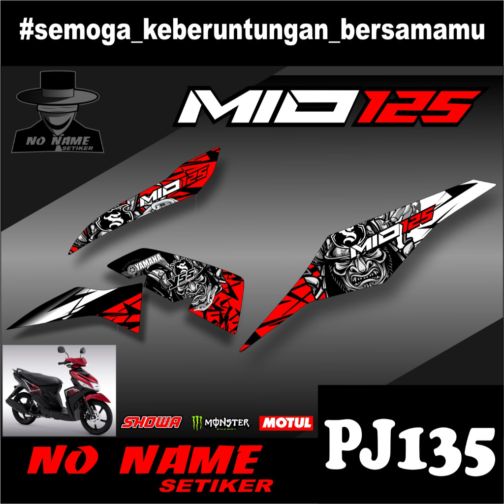 Jual Sticker Striping mio m3 - decal Stiker setriping Variasi List ...