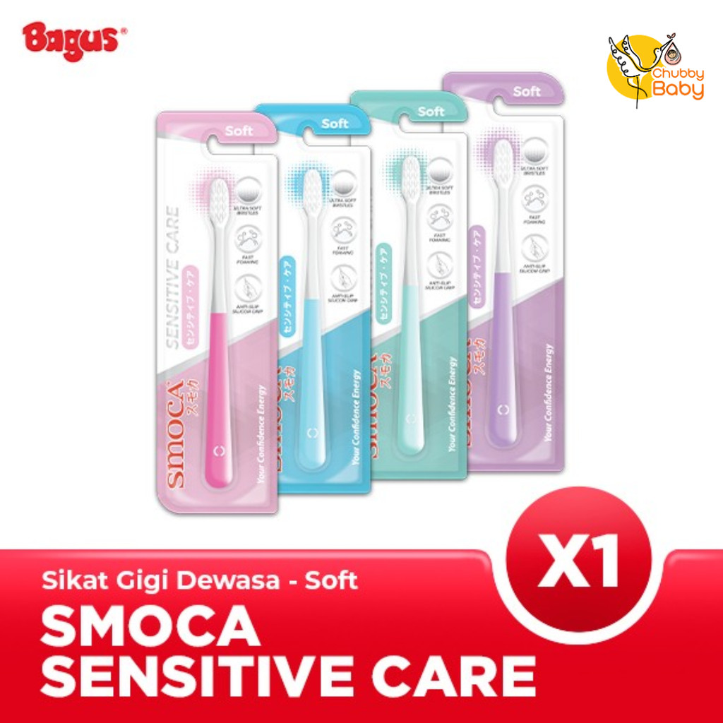 Jual Bagus - Smoca Toothbrush Sensitive Care Single Pack | Sikat Gigi ...
