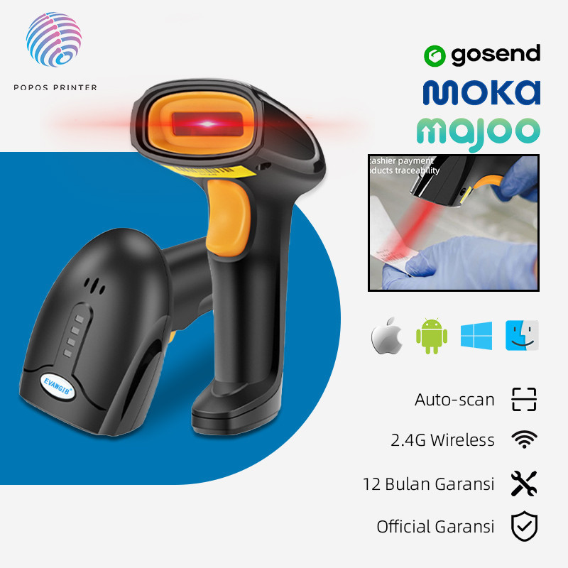 Jual [cod]new Barcode Scanner Omni 1D/2D AutoScan QR Code & Barcode ...