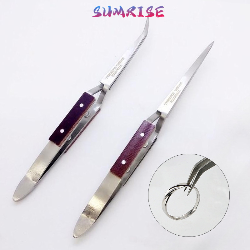 Jual Stainless Pinset Perhiasan Pinset Kunci Silang Perbaikan Perhiasan ...