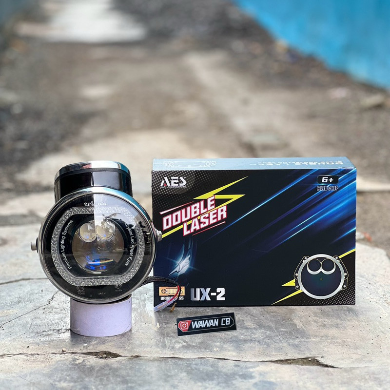 Jual BATOK CD AES UX-2 UX2 DOBEL LASER SHORD MATRIX WRGB 5 DIMENSI ...