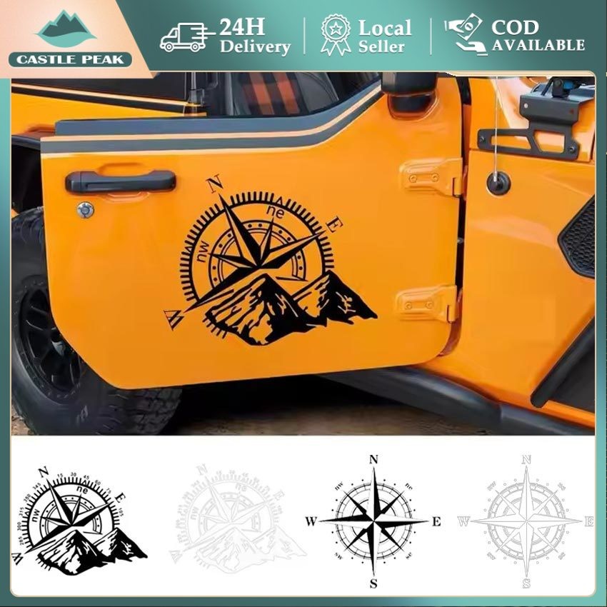 Jual Decal Kompas Tempel Anti UV - Sticker Cutting Custom Ukuran ...