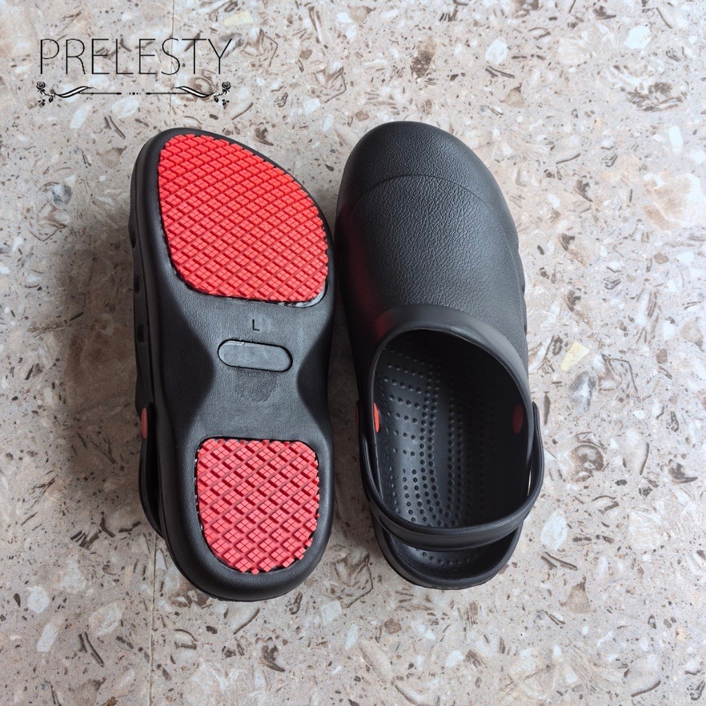 Jual Chef Shoes Sepatu Kitchen Pria Anti Slip Selop Import Original ...