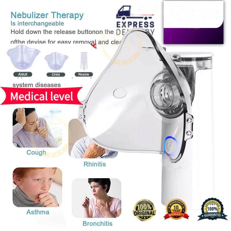 Jual Nebulizer Portable Mesh/Nebulizer Alat Uap Bantu Pernafasan Asma ...