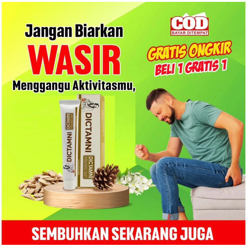 [COD] Obat Salep saleb Krim Cream Wasir Ambeien Ambeyen Ambien Dictamni 100% Original Herbal Ampuh evajule