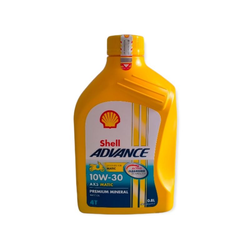 Jual Oli Mesin Shell Advance 10W-30 800 ML (Premium Mineral) Matic ...