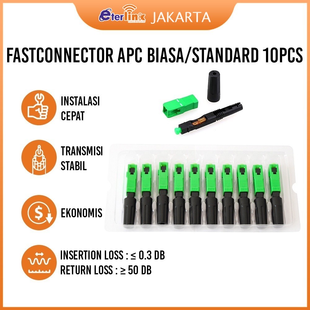 Jual [TERBARU] Fast Connector SC APC / FTTH sambungan APC Biasa ...